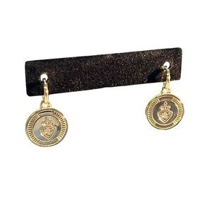 Ralph Lauren Gold and Black Earrings